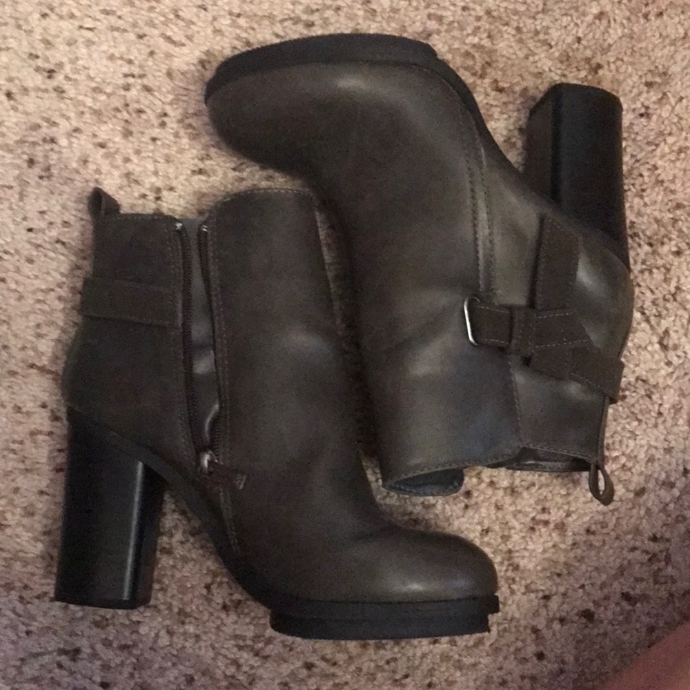 Grey booties